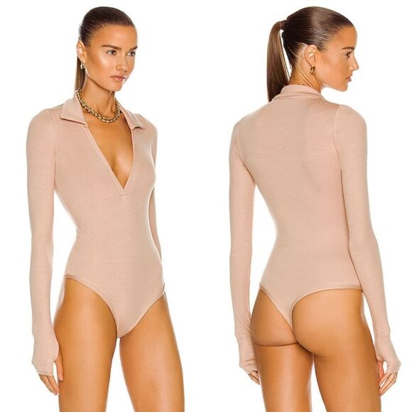 NWT ALIX NYC, monterey bodysuit in fawn, Revolve - Picture 3 of 12